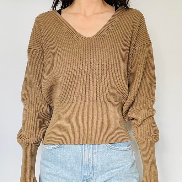 Free people sweater top ribbed size xs - Picture 2 of 5
